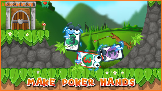 Slingshot Poker - Arcade Puzzle Fun With Cards! screenshot