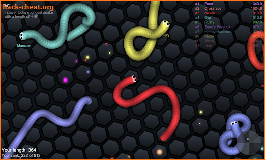 slither.io screenshot