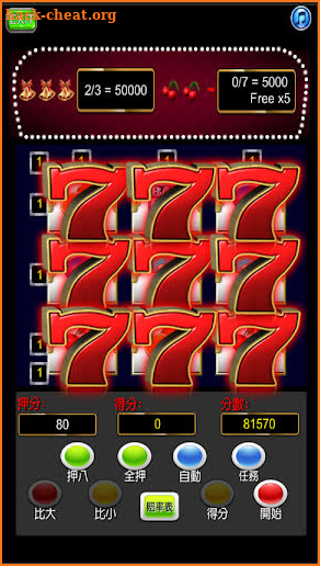 Slot 777 水果盤(老虎機,BAR,Casino) screenshot