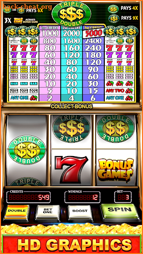 Slot Machine: Free Triple Double Gold Dollars screenshot