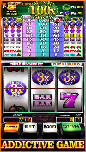 Slot Machine : Free Triple Hundred Times Pay Slots screenshot