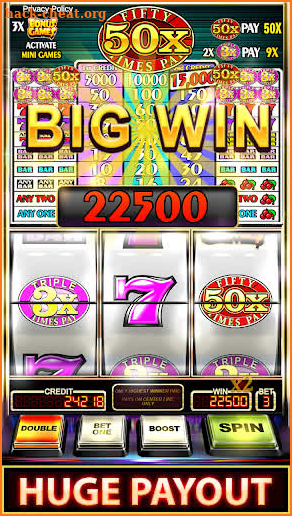 Slot Machine: Triple Fifty Times Pay Classic Slot screenshot