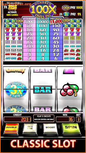 Slot Machine : Triple Hundred Times Pay Free Slot screenshot