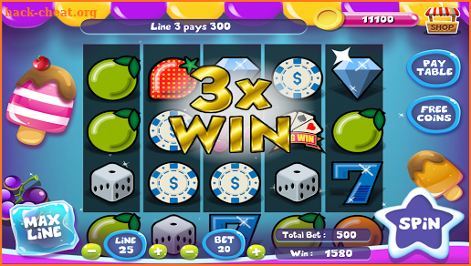 Slot Matchine IceCream - Vegas Casino Slot Games screenshot