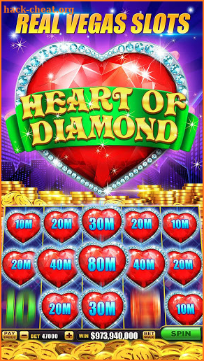 Slots! Heart of Diamonds Slot Machine&Casino Party screenshot