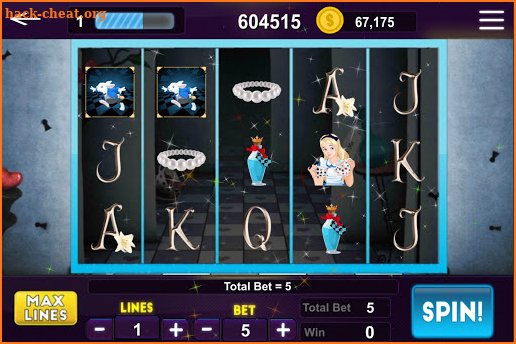 Slots Jackpot Alice in Wonderland screenshot