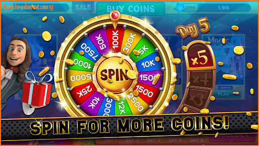 Slots of Vegas VIP club - free spin bulk coin slot screenshot