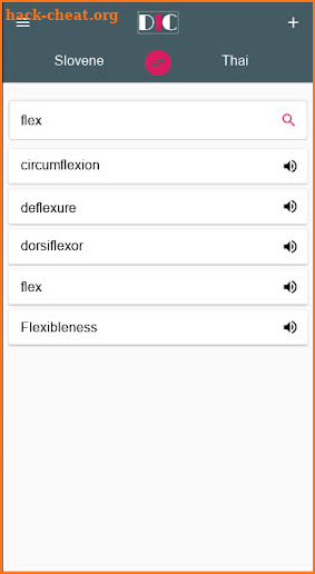 Slovene - Thai Dictionary (Dic1) screenshot