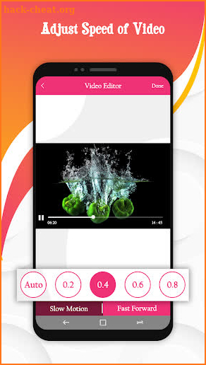 Slow & Fast Motion Video Edit screenshot