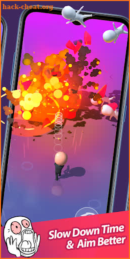 Slow Mo Hero : Free action time manipulation game screenshot