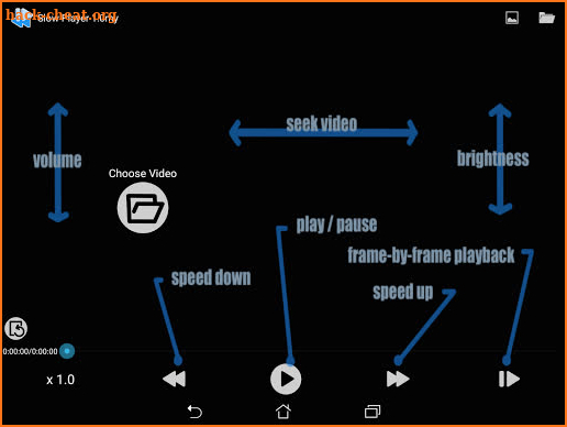 Slow motion/Frame Player screenshot