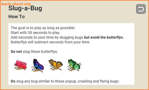 Slug-a-Bug screenshot