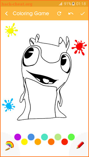 Slug it Out Coloring Game screenshot