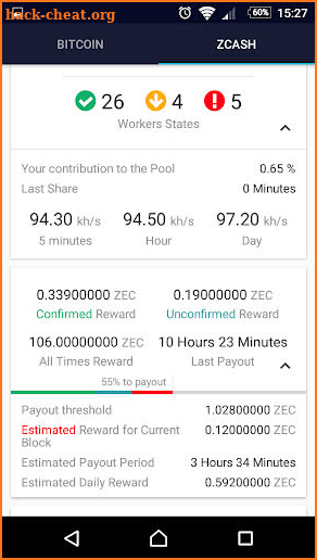 Slush Pool screenshot