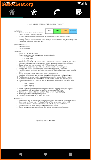 SLV RETAC Protocols screenshot