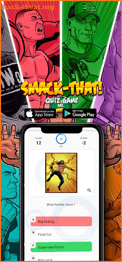 SMACK-THAT! WWE Quiz Games screenshot