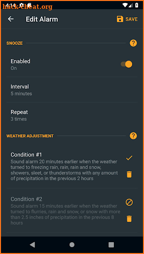 Smart Alarm screenshot