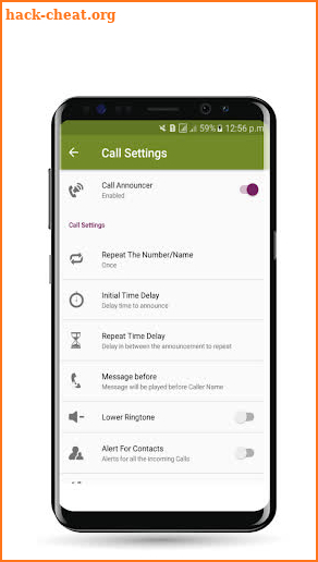 Smart Announcer : Call, Time  & Battery screenshot