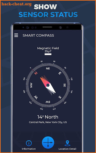 Smart Compass For Android: Digital Compass screenshot