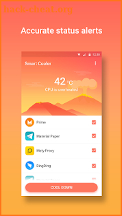 Smart Cooler - Phone Cooler & CPU Temp Controller screenshot