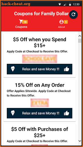 Smart Coupons for Family Dollar screenshot