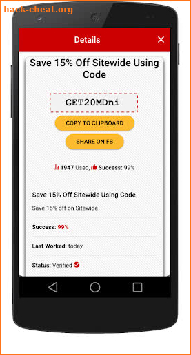 Smart Coupons for Family Dollar app 2019 screenshot