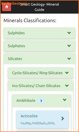 Smart Geology- Mineral Guide screenshot