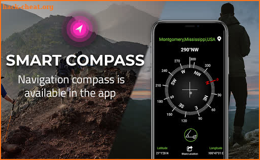 Smart GPS Compass Map screenshot