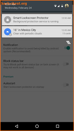 Smart Lockscreen protector screenshot