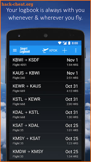 Smart Logbook screenshot