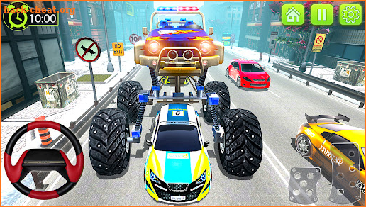 Smart Monster Car Game parking screenshot