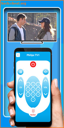 Smart Philips TV Remote Control screenshot