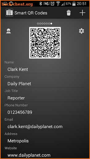 Smart QR Codes - SmartWatch 2 screenshot