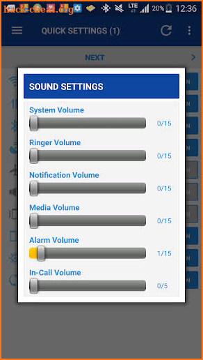 Smart Quick Settings screenshot