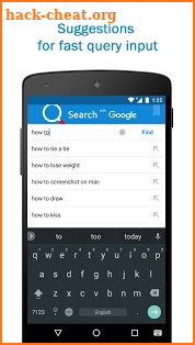 Smart Search & Web Browser – light & fast engine screenshot