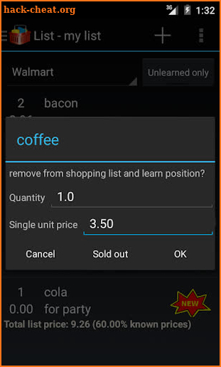 Smart Shopping List (Lic) screenshot