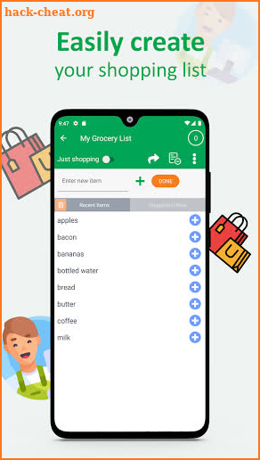 Smart shopping list - Shoppka screenshot