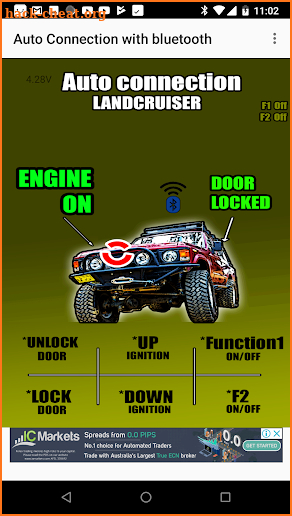 Smart start with bluetooth LANDCRUISER Ver screenshot