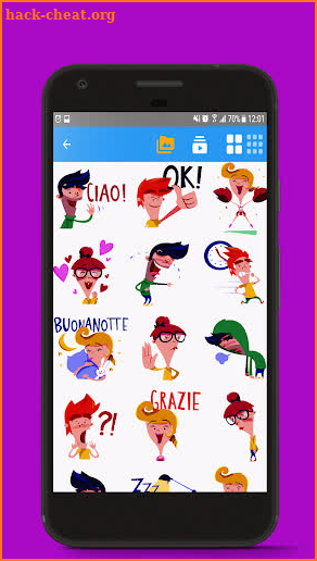 Smart  Stickers For WhatsApp screenshot