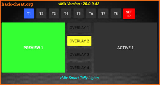 Smart Tally Lights for vMix screenshot