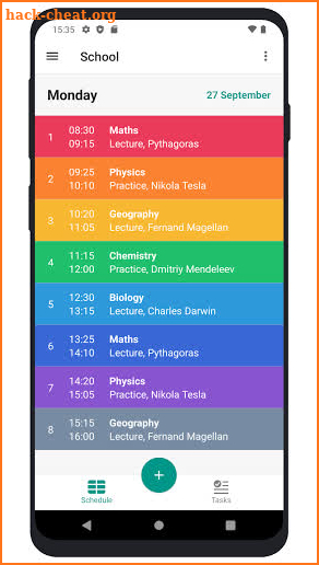 Smart Timetable - Class Schedule Planner and Tasks screenshot