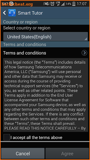 Smart Tutor for SAMSUNG Mobile screenshot