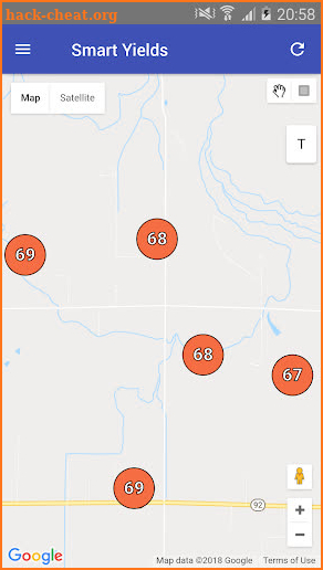 Smart Yields Map screenshot