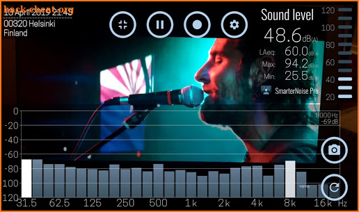 SmarterNoise Pro - sound meter analyser recorder screenshot