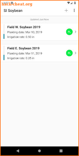 Smartirrigation Soybean screenshot