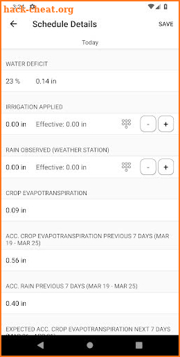 Smartirrigation Soybean screenshot