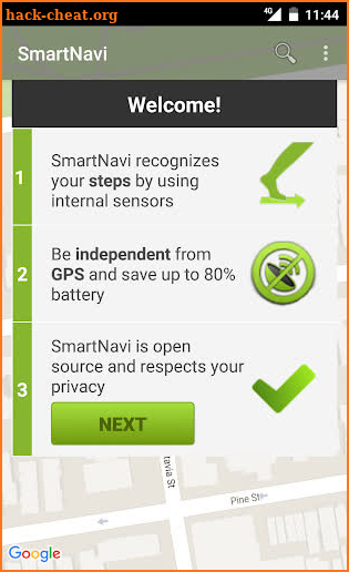 SmartNavi - GPS independent Navigation screenshot