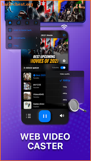 SmartTV cast: screen mirroring screenshot