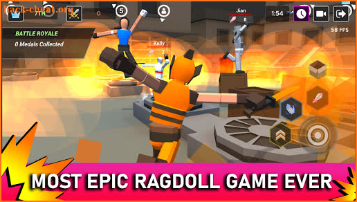 SmashGrounds.io: Ragdoll Epic Gang Of Beast Battle screenshot