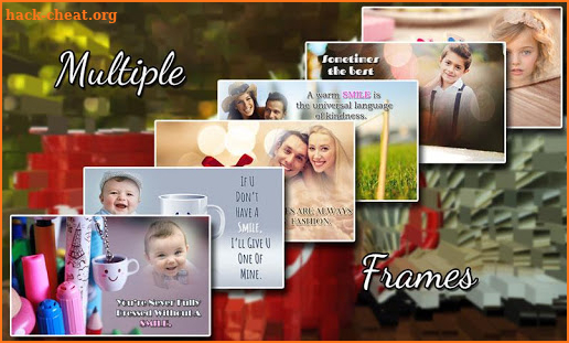 Smile Quotes Photo Frames screenshot